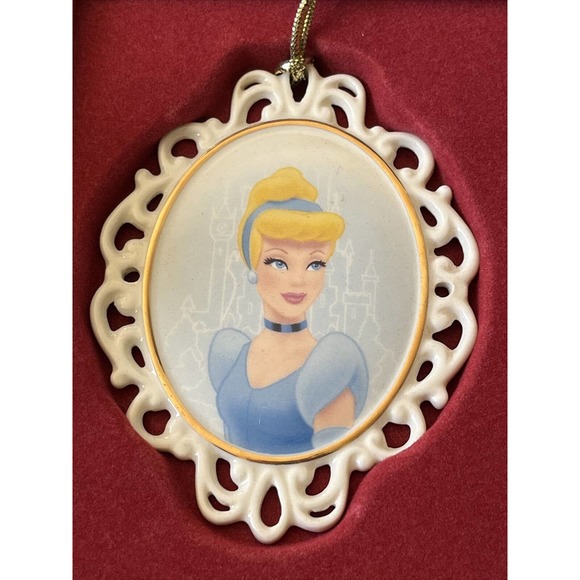 Lenox Holiday Lenox Disney Showcase Collection Cinderella Porcelain Christmas Ornament New 4